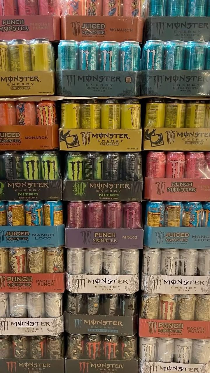 Monster Energy Drink Pallet (1,728–2,880 Cans)