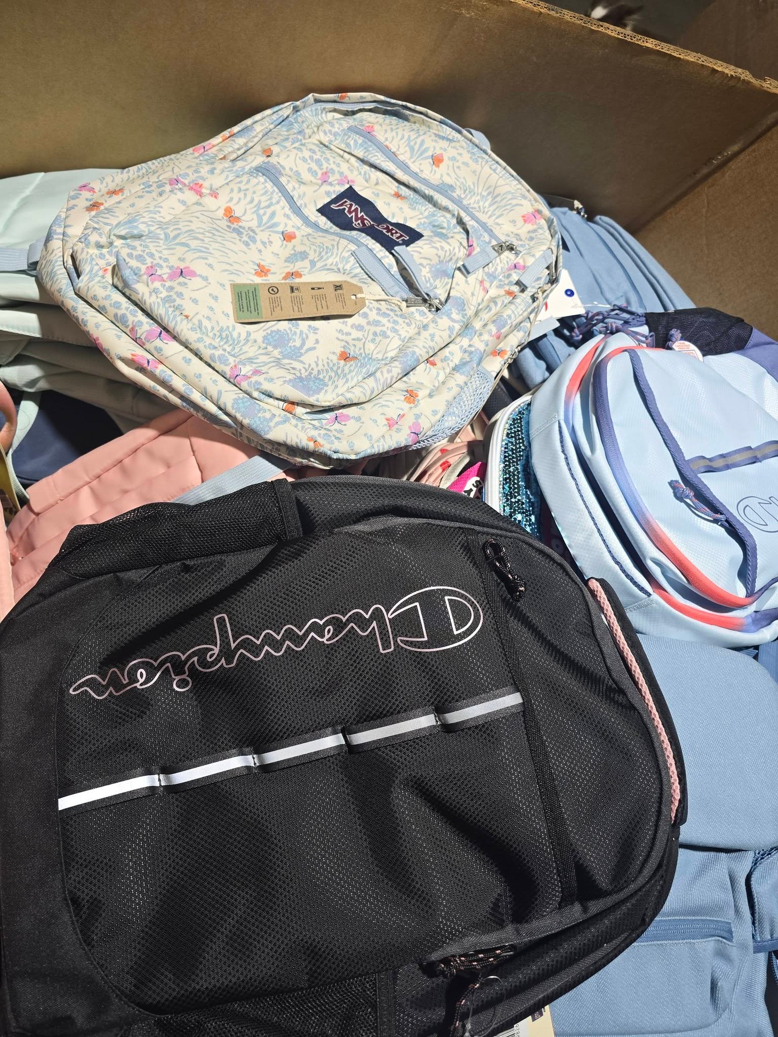 Backpack Pallets & Truckloads (500 pieces)