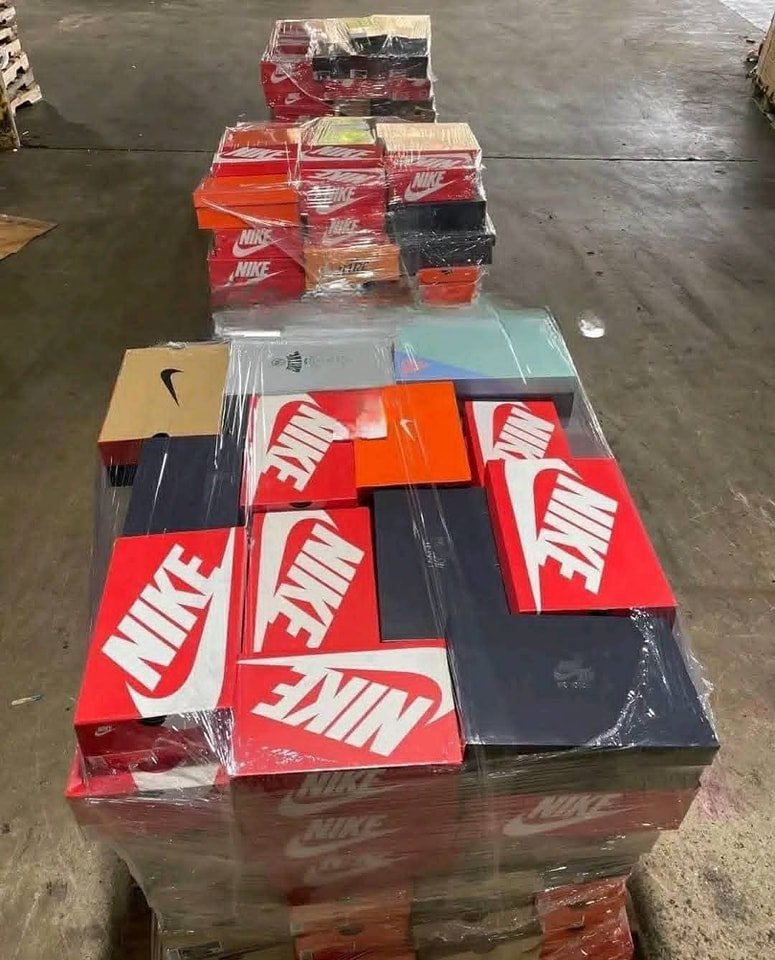 Authentic Nike Shoe Pallet(Bulk Footwear)