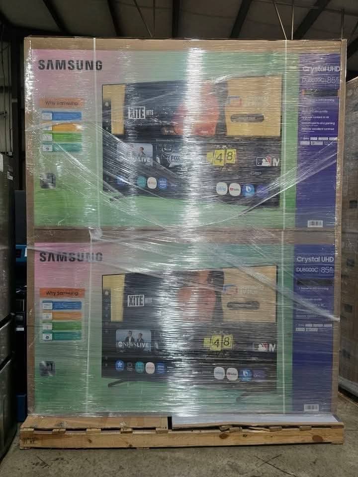 50-85 Inch TV Pallet (High Value Electronics Load)